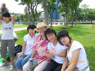 Peter with Students In Weihai